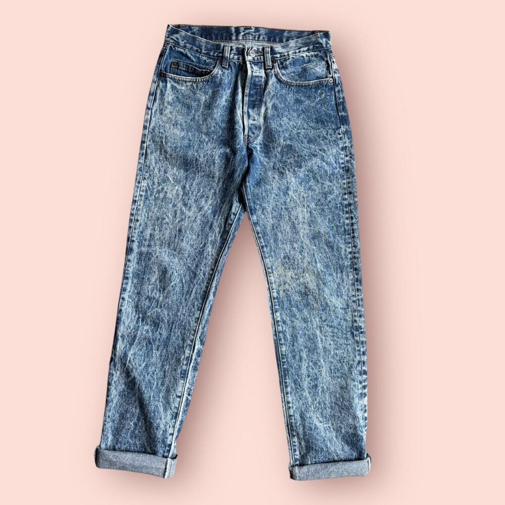 1980s Levi’s Acid Washed 501 Jeans